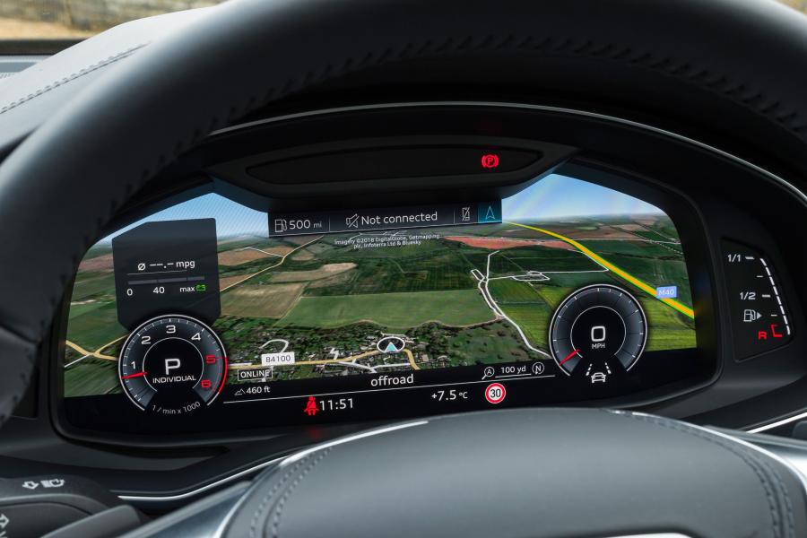 Панель приборов Audi A7 Sportback 50 TDI Quattro 2018 года  (UK) (фото 14 из 26)